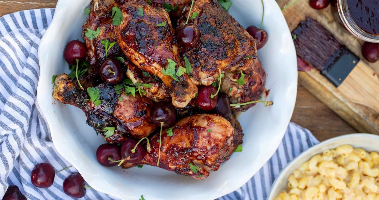 Dark Sweet Cherry BBQ Sauce Superfresh Growers