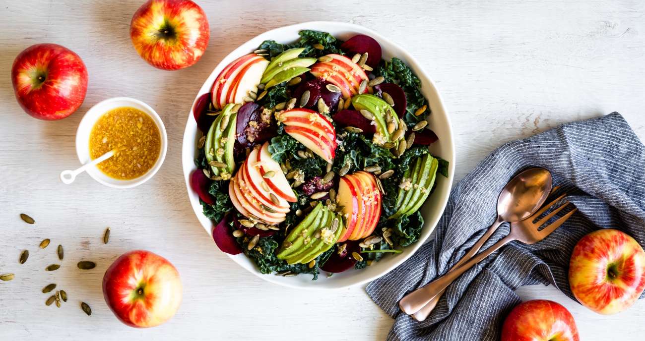 Honeycrisp Raw Kale Salad Superfresh Growers