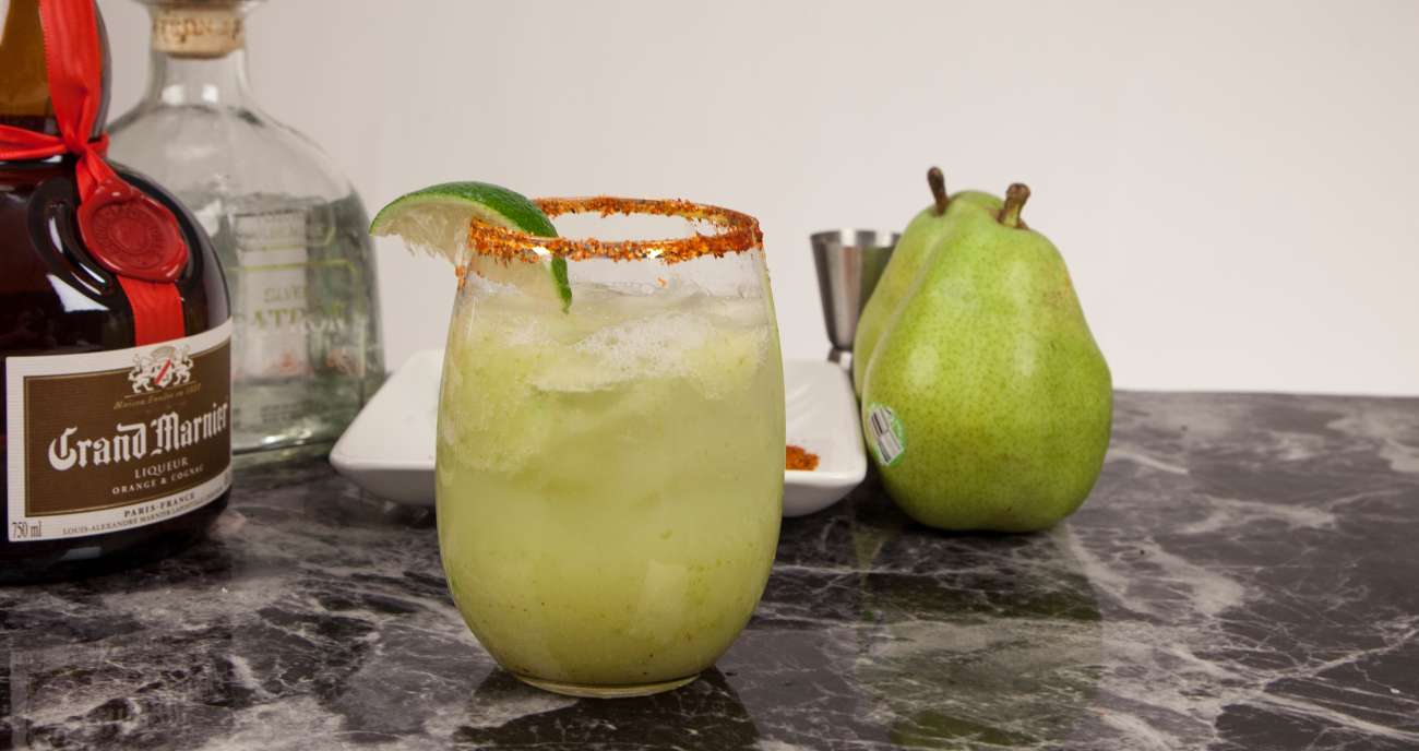 Pear Margaritas with a Tajin Rim Superfresh Growers