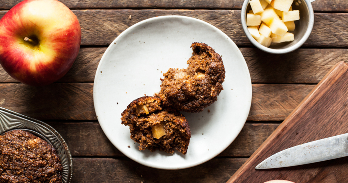 Vegan Apple Bran Muffins - Superfresh Growers