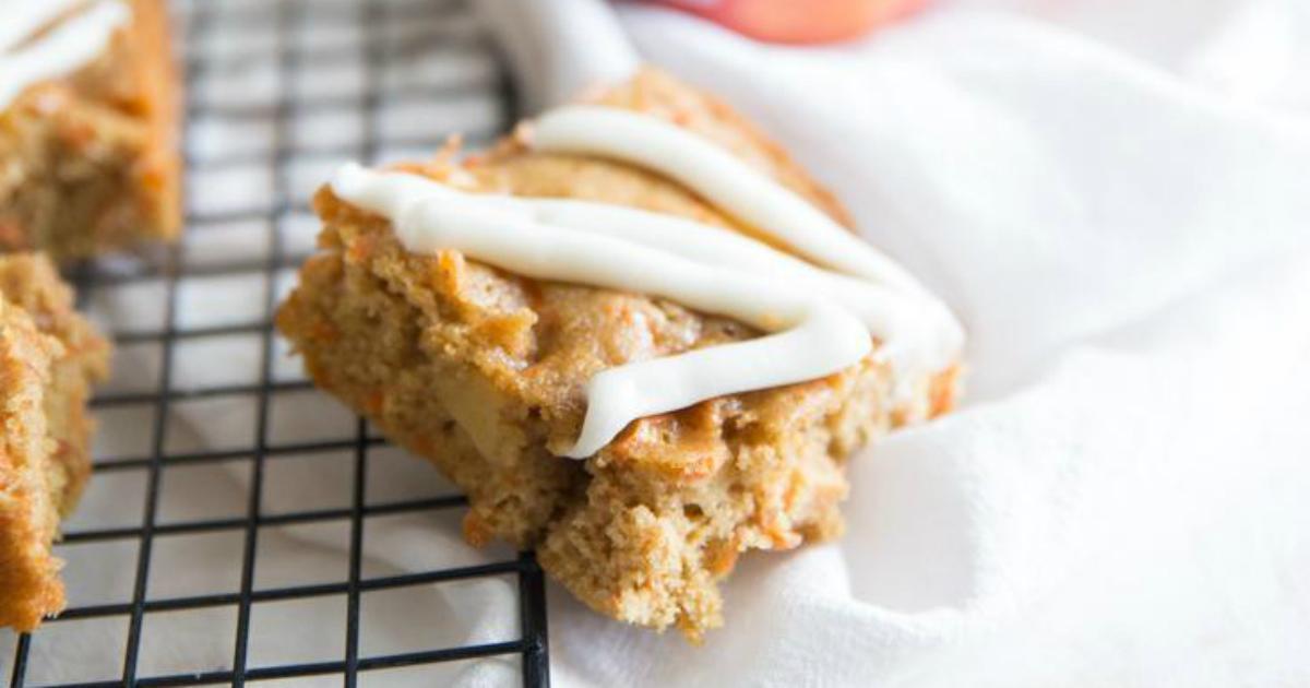 Autumn Glory Carrot Cake Bars - Superfresh Growers