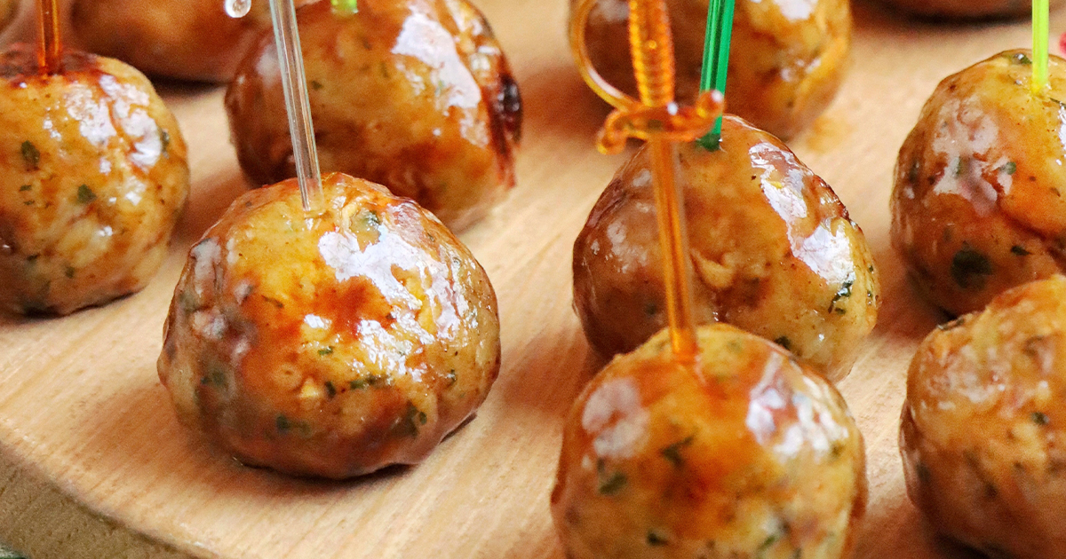 Apple Chicken Honey BBQ Meatballs - Superfresh Growers