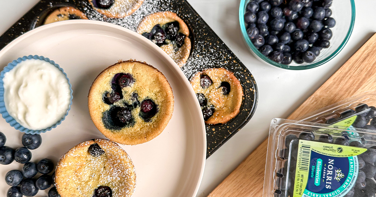 Mini Blueberry Dutch Baby Pancakes - Superfresh Growers