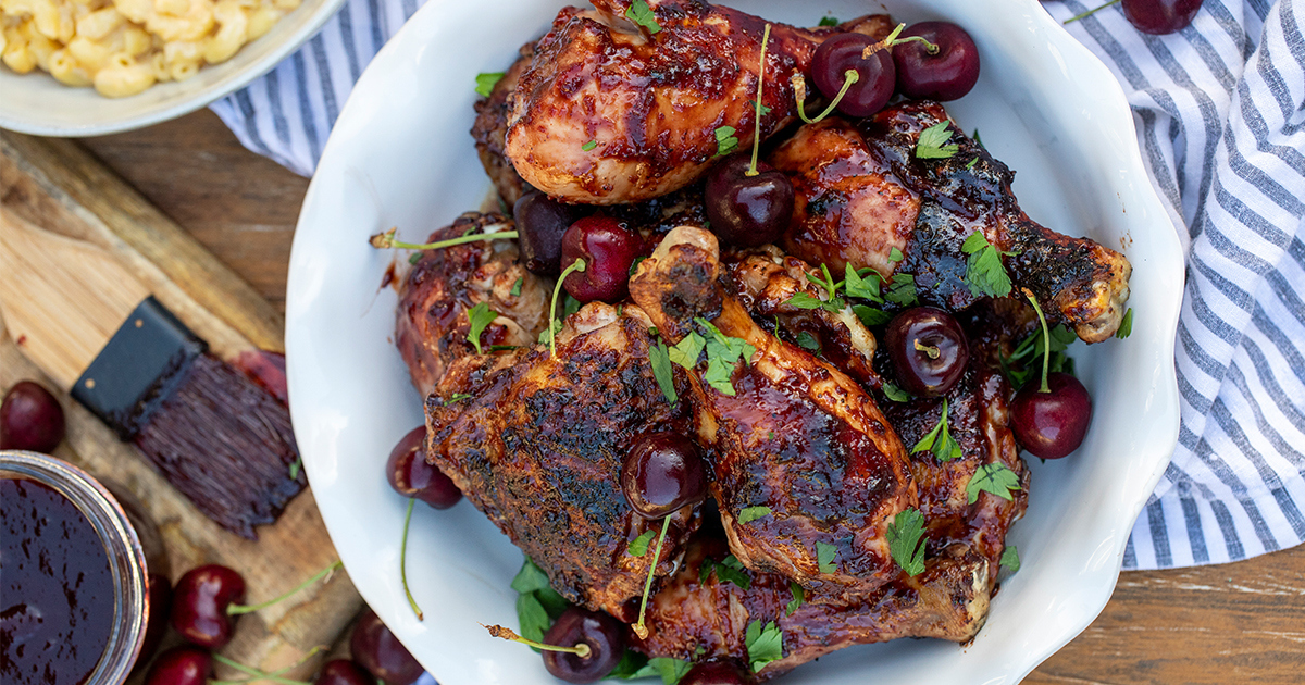 Dark Sweet Cherry BBQ Sauce Superfresh Growers