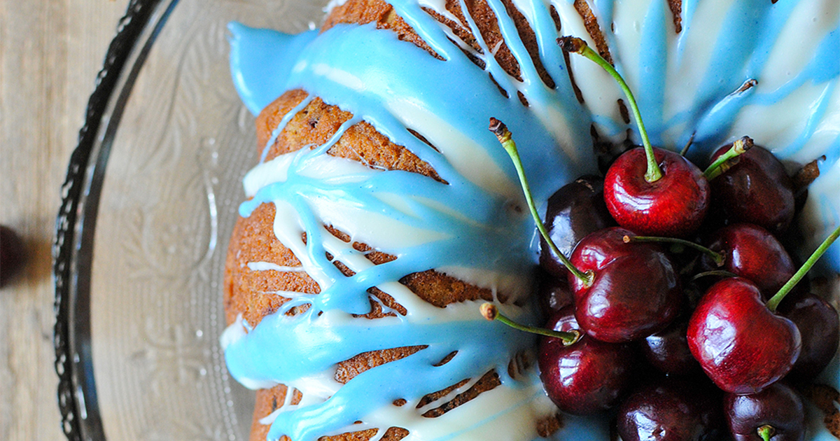 Roasted Cherry Bourbon Cake - Superfresh Growers