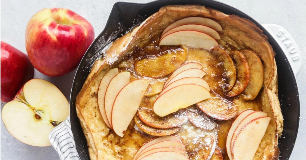 Spiced Dutch Baby with Maple Cinnamon Apples - Superfresh Growers