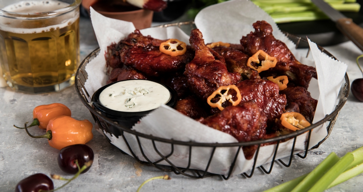 Cherry Habanero Glazed Hot Wings - Superfresh Growers