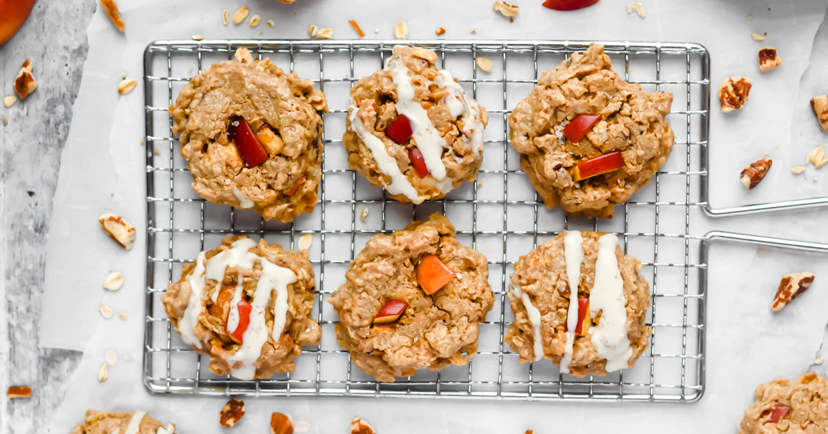 Morning Glory Oatmeal Apple Chunk Cookies - Superfresh Growers