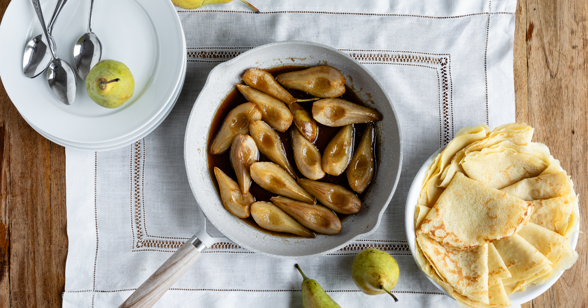 Pears Foster Crepes - Superfresh Growers