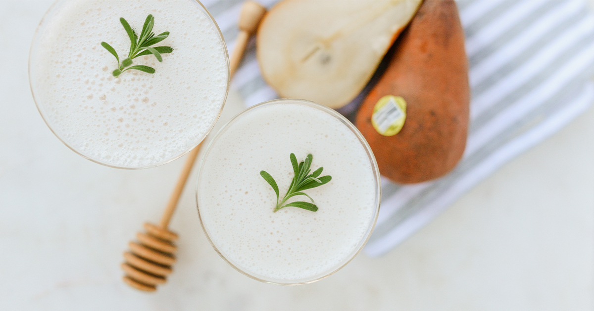 Bosc Pear Rosemary Gin Cocktail Superfresh Growers