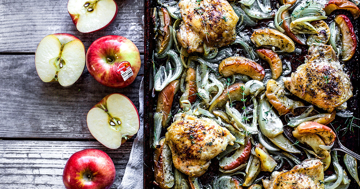 Chicken and Apple Sheet Pan Meal - Superfresh Growers