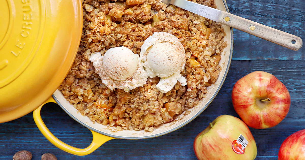 Sweet Cinnamon Apple Crisp - Superfresh Growers