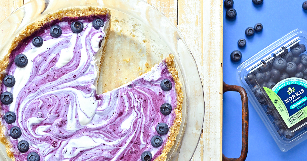 Blueberry Ice Cream Pie - Superfresh Growers