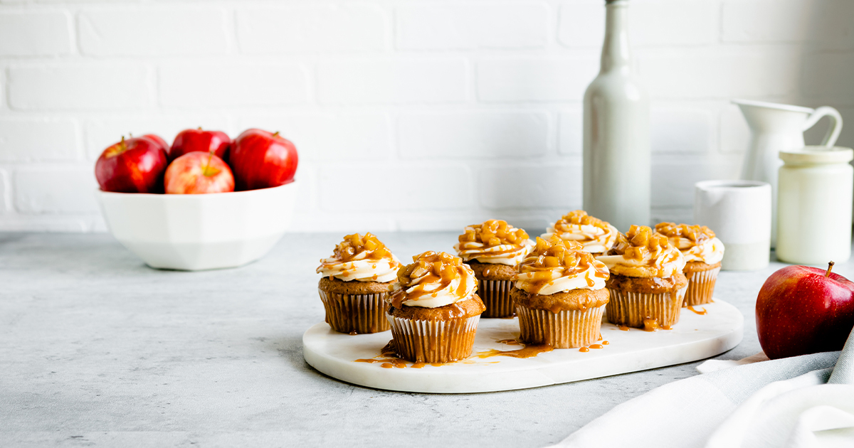 Caramel Apple Pie Cupcakes - Superfresh Growers