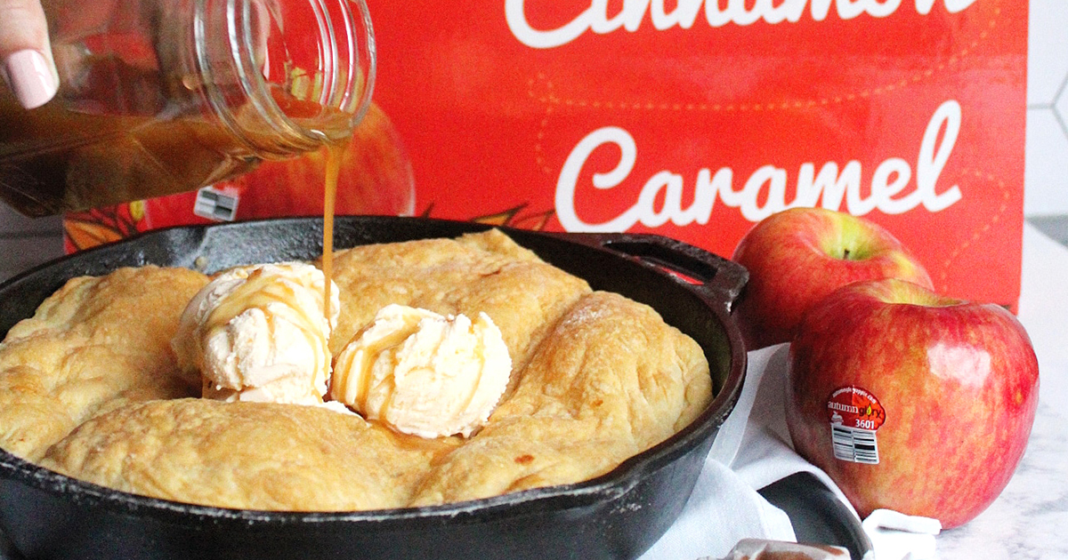 Caramel Apple Skillet Pie - Superfresh Growers