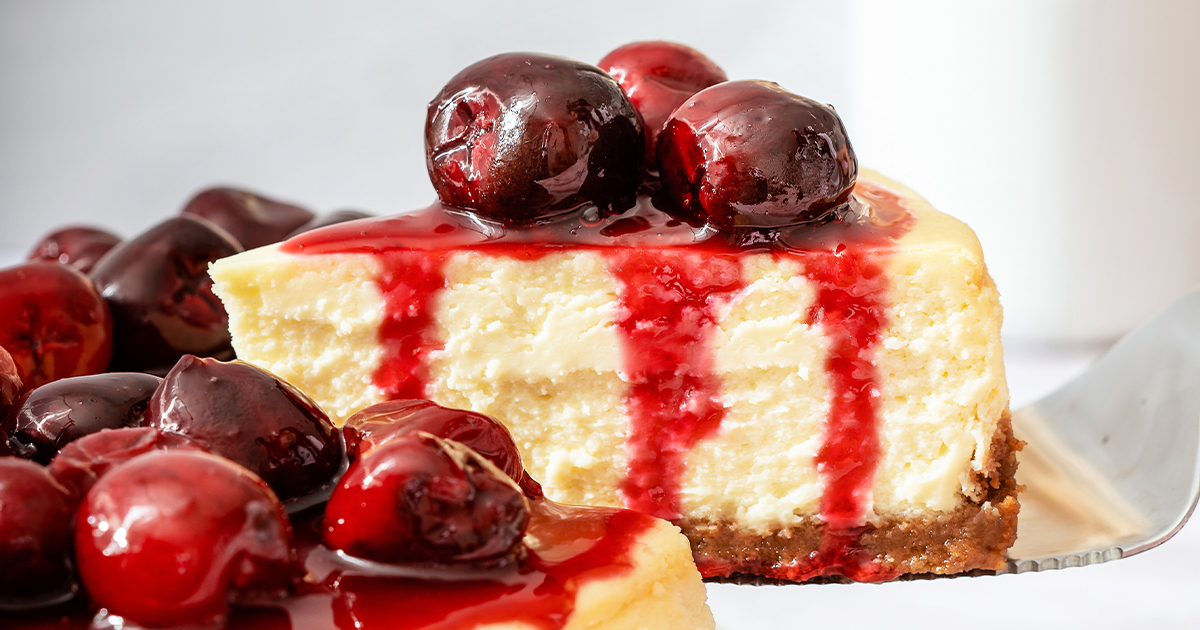 Dark Sweet Cherry Cheesecake - Superfresh Growers