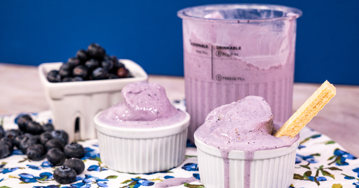 High-Protein Blueberry Ice Cream - Superfresh Growers