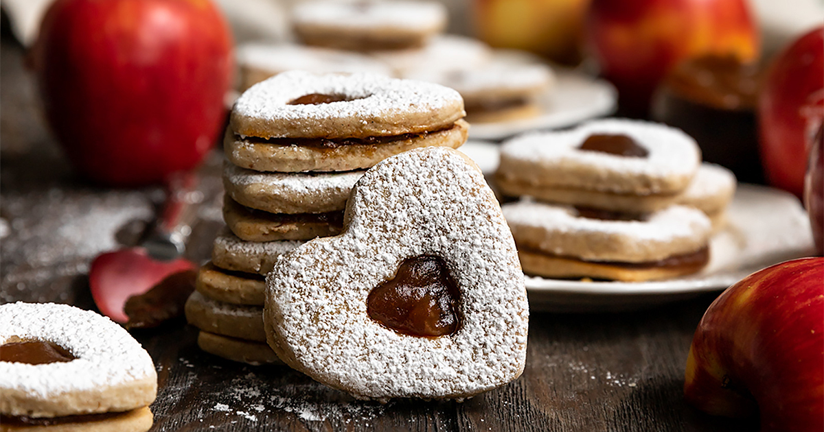 Apple Butter Linzer Cookies - Superfresh Growers