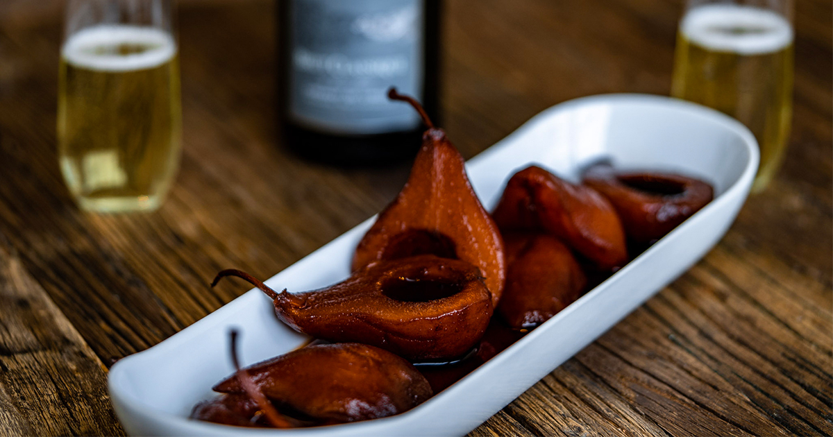 Instant Pot Poached Bosc Pears Superfresh Growers